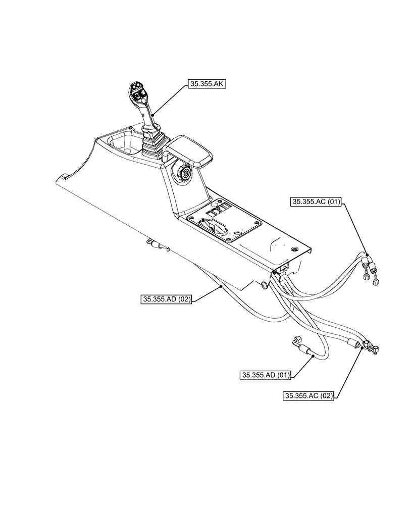 Схема запчастей Case IH FARMLIFT 935 - (35.000.00[06]) - SECTION INDEX - HYDRAULIC SYSTEM (35) - HYDRAULIC SYSTEMS