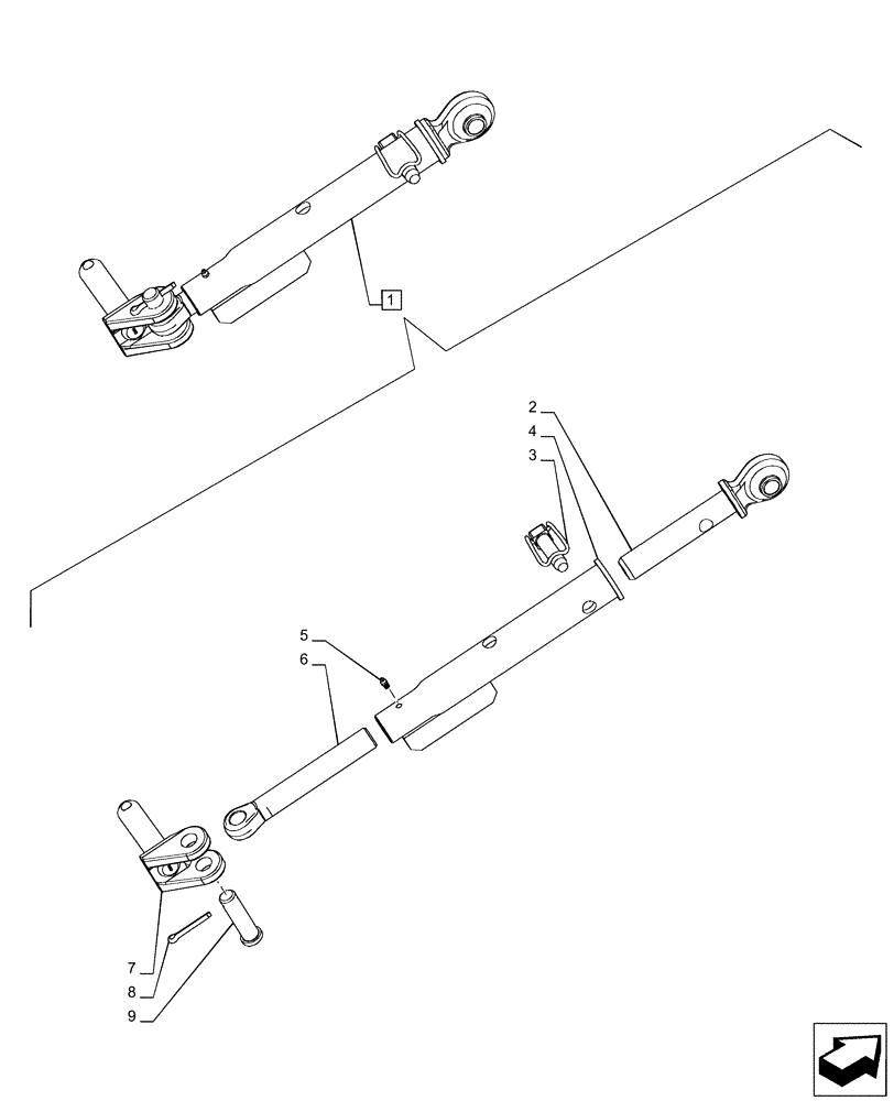 Схема запчастей Case IH PUMA 150 CVT - (37.120.AF[03]) - VAR - 391171 - STABILIZER, COMPONENTS (37) - HITCHES, DRAWBARS & IMPLEMENT COUPLINGS