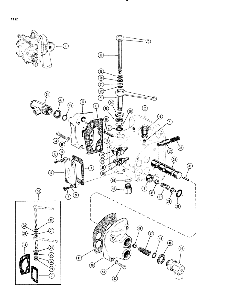 Схема запчастей Case IH 930-SERIES - (112) - A23384 HYDRAULIC PUMP (06) - POWER TRAIN