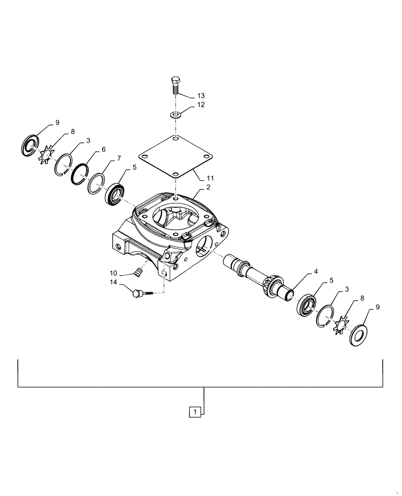 Схема запчастей Case IH DC163 - (58.110.BE[09]) - NON-PTO DRIVEN MODULE, CW (58) - ATTACHMENTS/HEADERS