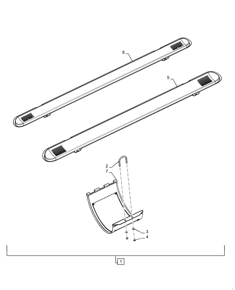 Схема запчастей Case IH 8240 - (88.100.74[01]) - DIA KIT, HARVESTER, PERFORATED COVERS (88) - ACCESSORIES