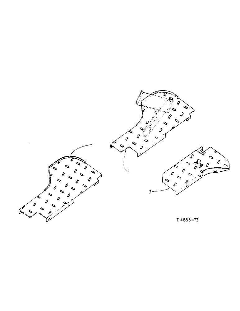 Схема запчастей Case IH 434 - (8-05) - FOOTPLATES - NARROW TREAD (09) - CHASSIS