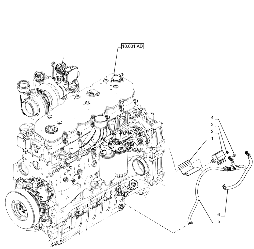 Схема запчастей Case IH PUMA 220 - (55.202.AC) - GRID HEATER, HARNESS (ISO MARKET PACKAGE) (55) - ELECTRICAL SYSTEMS