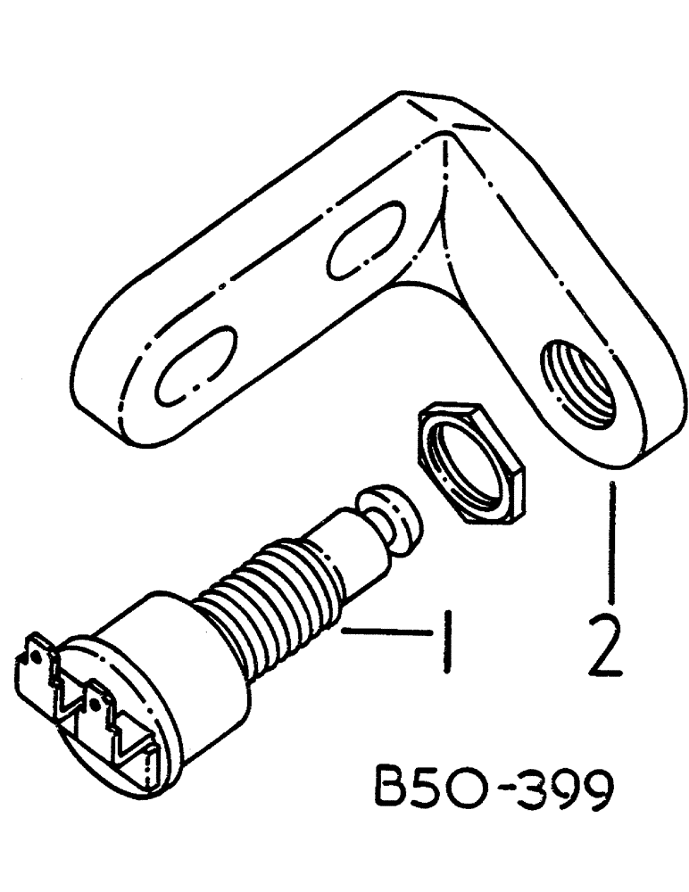 Схема запчастей Case IH 685 - (08-002) - NEUTRAL SAFETY SWITCH, 685/10178 UP (06) - ELECTRICAL