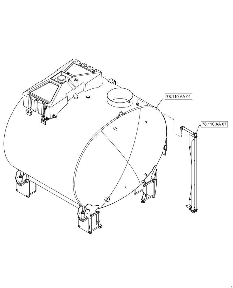 Схема запчастей Case IH PATRIOT 4440 - (78.000.00) - SECTION INDEX - TANKS (78) - SPRAYING