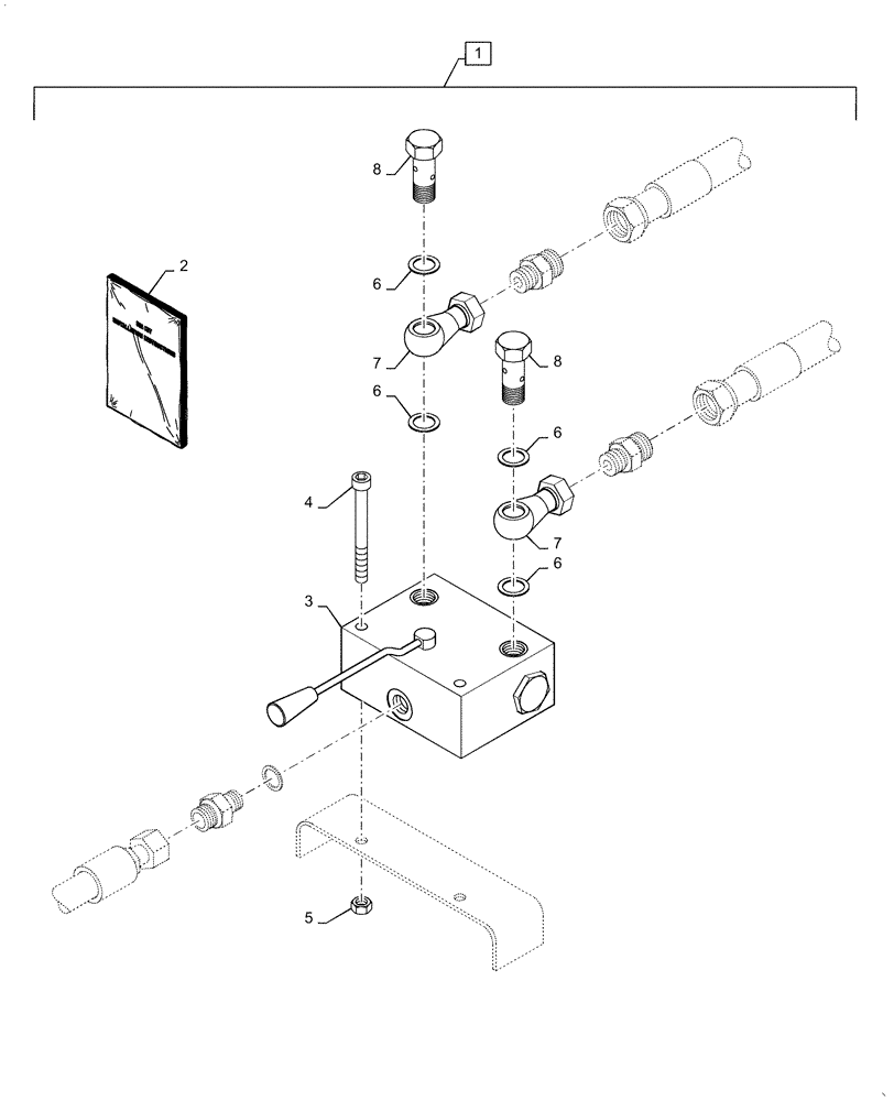 Схема запчастей Case IH WR302 - (88.100.35[01]) - DIA KIT, SINGLE SIDE OPEN ASSY (88) - ACCESSORIES