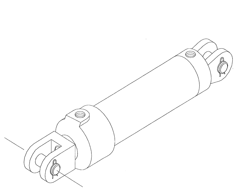 Схема запчастей Case IH 7700 - (B02[13]) - HYDRAULIC CYLINDER {CROPDIVIDER TILT} Hydraulic Components & Circuits