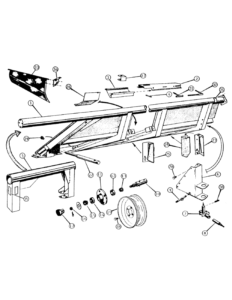 Схема запчастей Case IH 75 - (A-02) - MAIN FRAME AND CONNECTIONS 