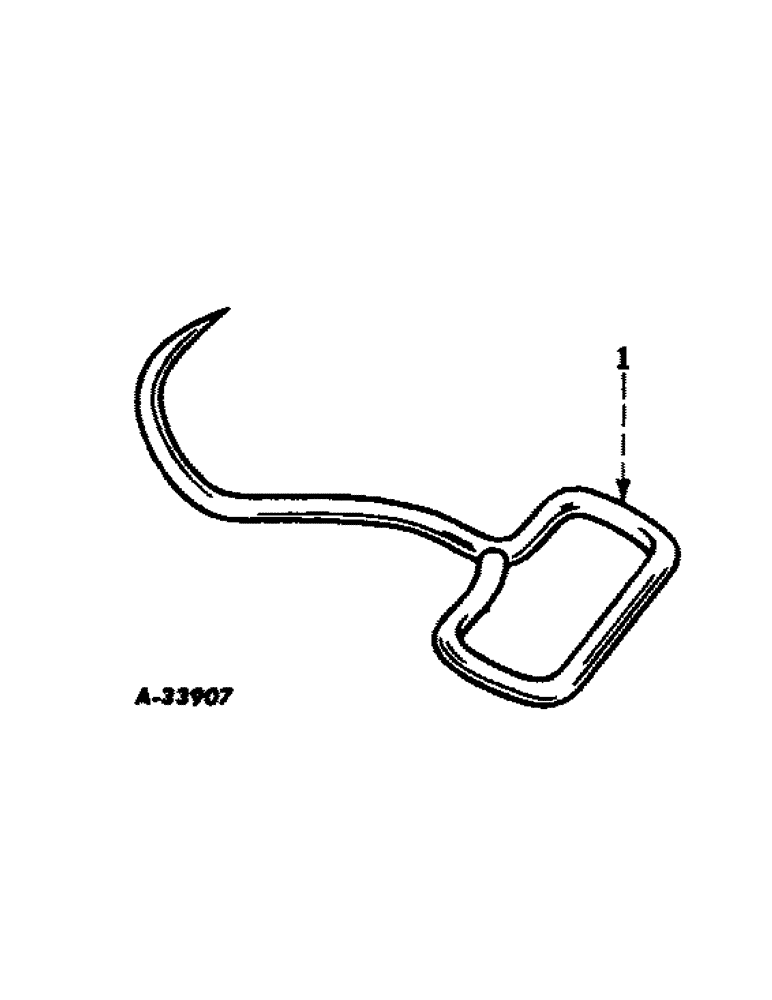 Схема запчастей Case IH 46 - (85[A]) - BALE HOOK, SPECIAL 