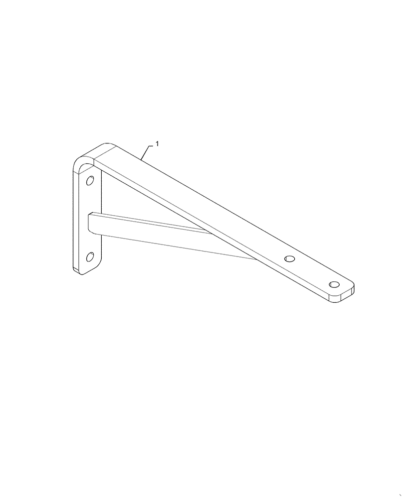 Схема запчастей Case IH ECOLO-TIGER 875 - (55.404.AL[01]) - LIGHT BRAKET ARM BASIC (55) - ELECTRICAL SYSTEMS