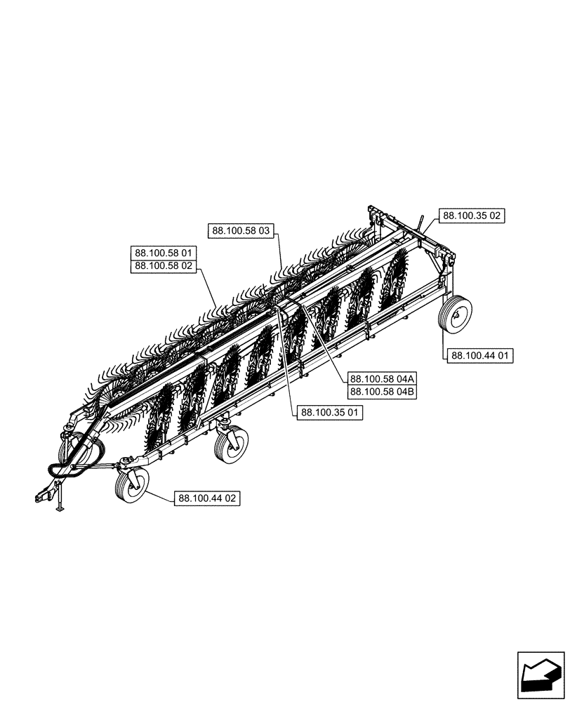Схема запчастей Case IH WR302 - (88.000.00) - SECTION INDEX - ACCESSORIES (88) - ACCESSORIES