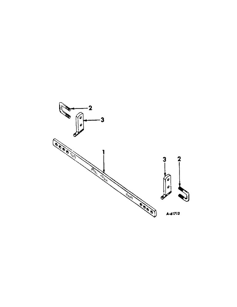 Схема запчастей Case IH 665A - (AE-18[A]) - JOCKEY BAR, 58-60 