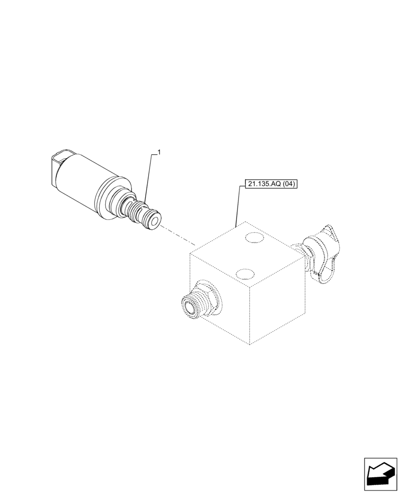 Схема запчастей Case IH PUMA 220 - (55.024.AH[02]) - VAR - 758018 - 758019 - 758020 - 758021 - TRANSMISSION CONTROL VALVE, SOLENOID (55) - ELECTRICAL SYSTEMS