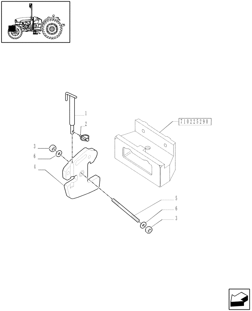 Схема запчастей Case IH FARMALL 55A - (37.140.07) - FRONT WEIGHT (37) - HITCHES, DRAWBARS & IMPLEMENT COUPLINGS