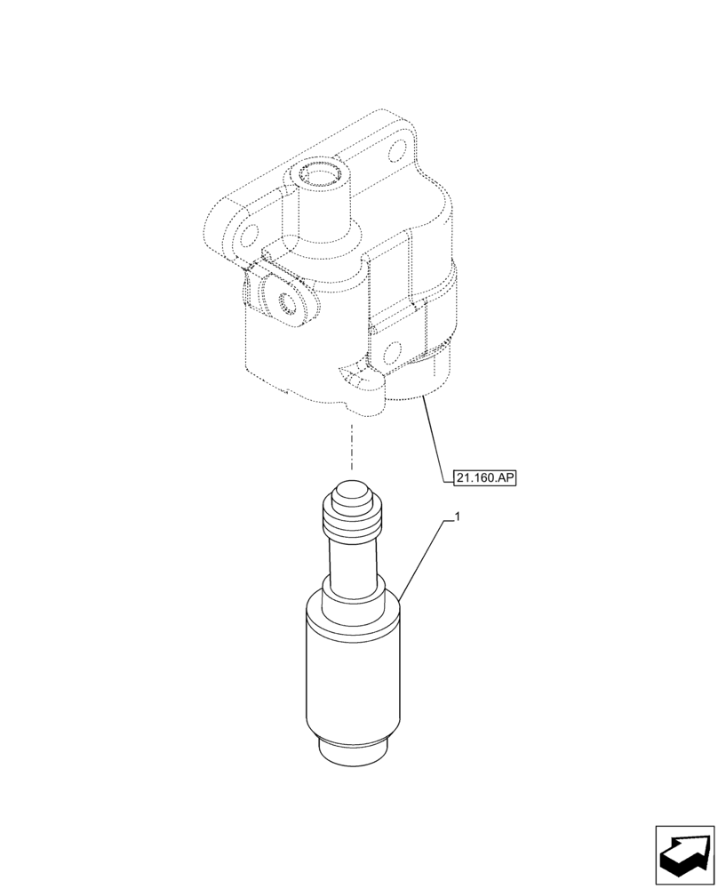 Схема запчастей Case IH PUMA 220 - (55.513.BC[02]) - VAR - 337428, 758017, 758019, 758021 - CREEPER, CONTROL VALVE, SOLENOID (55) - ELECTRICAL SYSTEMS