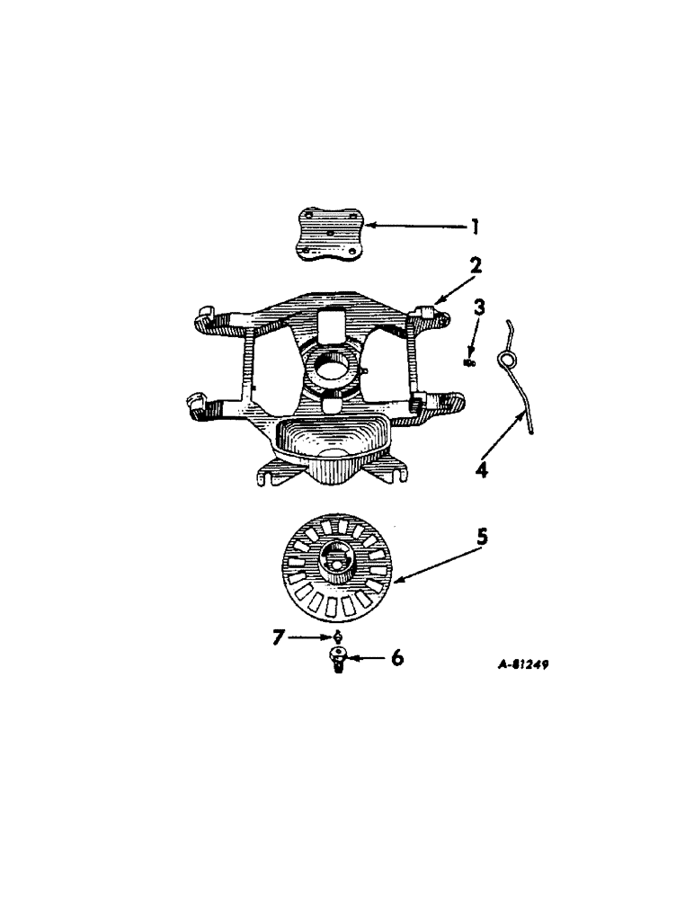 Схема запчастей Case IH 86 - (V-29) - DRIVE PLATE, FOR TYPE C DUPLEX HOPPER W/COMBINATION HOPPER 