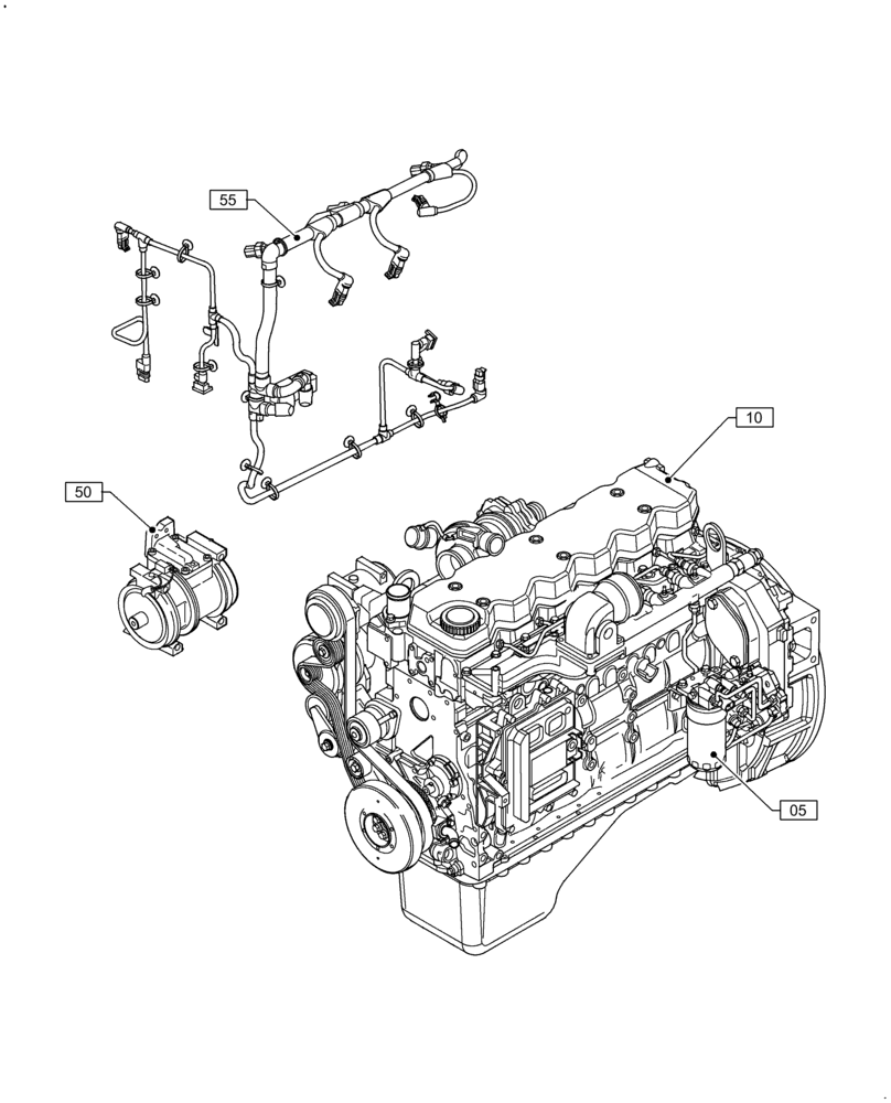 Схема запчастей Case IH F4HFE613G B004 - (00.000.00) - PICTORIAL INDEX (00) - GENERAL & PICTORIAL INDEX