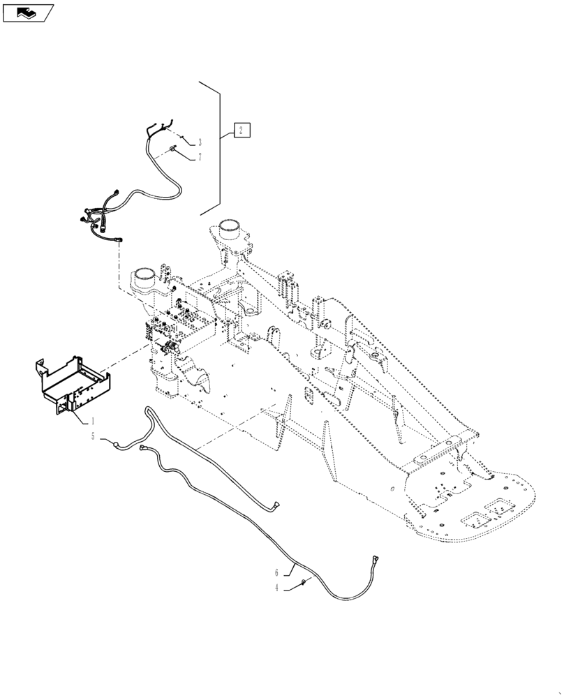 Схема запчастей Case IH STEIGER 450 - (55.302.07) - BATTERY - CABLES, 13L (55) - ELECTRICAL SYSTEMS