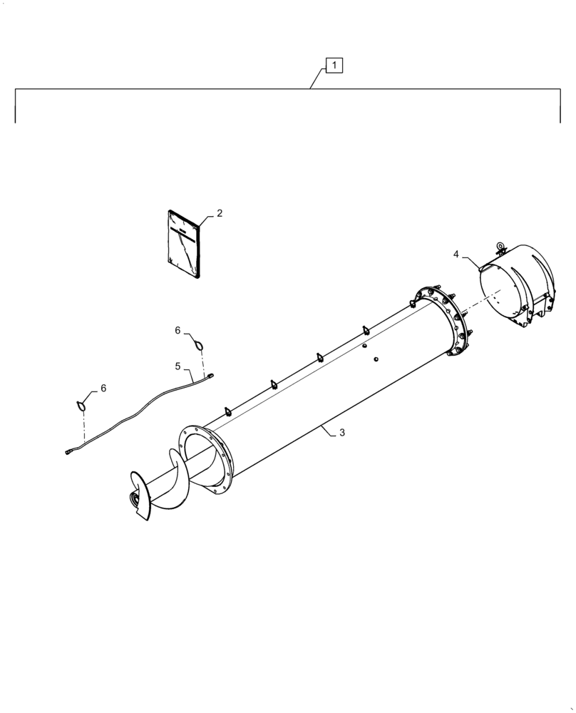 Схема запчастей Case IH 9240 - (88.100.80[08]) - DIA KIT, UNLOADING TUBE, EXTENSION, RIGID, ABRASIVE (88) - ACCESSORIES