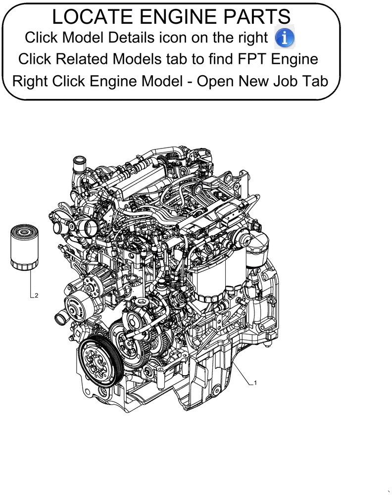 Схема запчастей Case IH MAGNUM 340 - (10.001.AD[01]) - ENGINE (10) - ENGINE