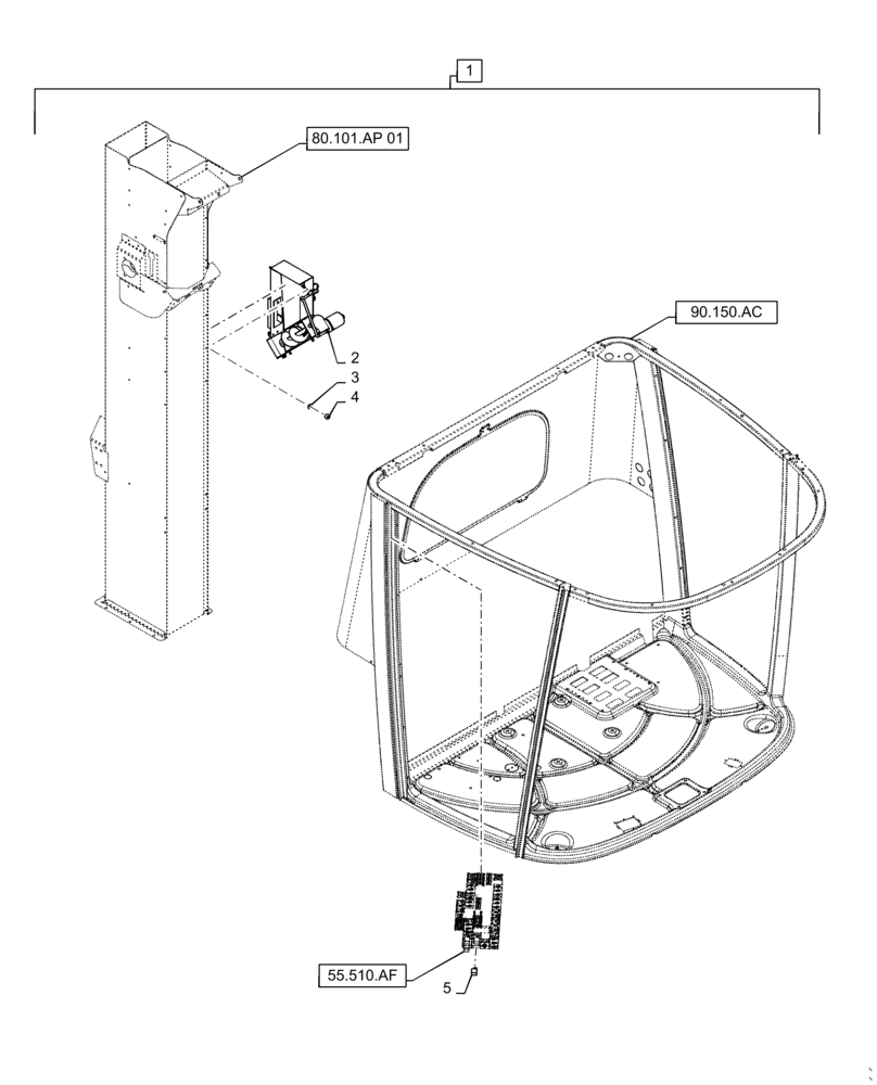 Схема запчастей Case IH 7240 - (88.100.55[07]) - DIA KIT, MOISTURE SENSOR (88) - ACCESSORIES