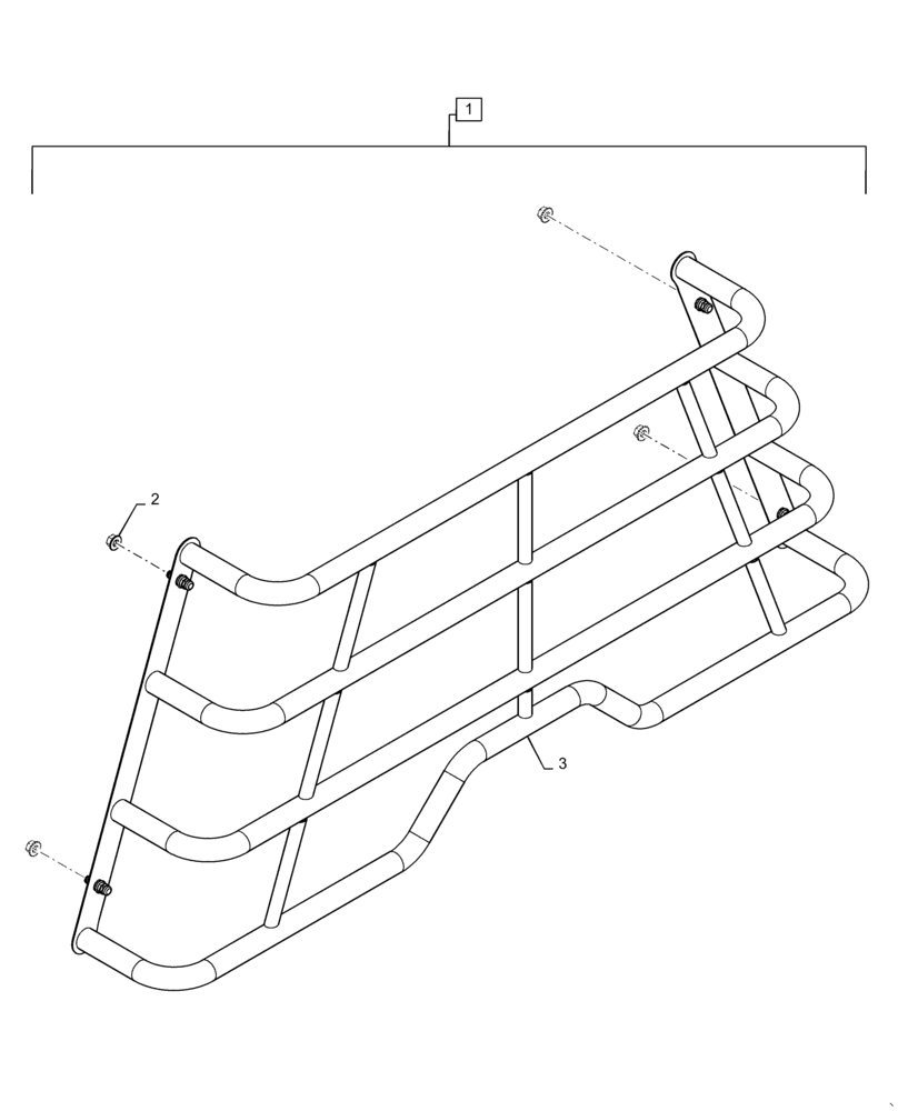 Схема запчастей Case IH 7240 - (88.100.90[07]) - DIA KIT, GUARD (88) - ACCESSORIES