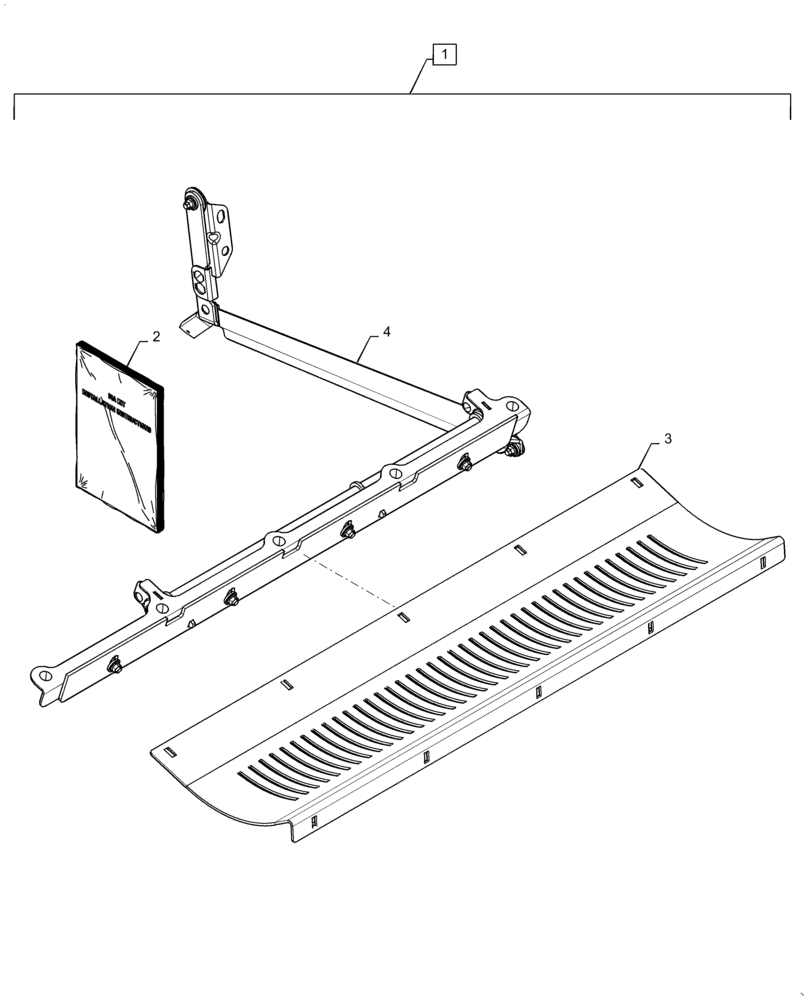 Схема запчастей Case IH 8240 - (88.100.73[03]) - DIA KIT, SHEAR BAR (88) - ACCESSORIES