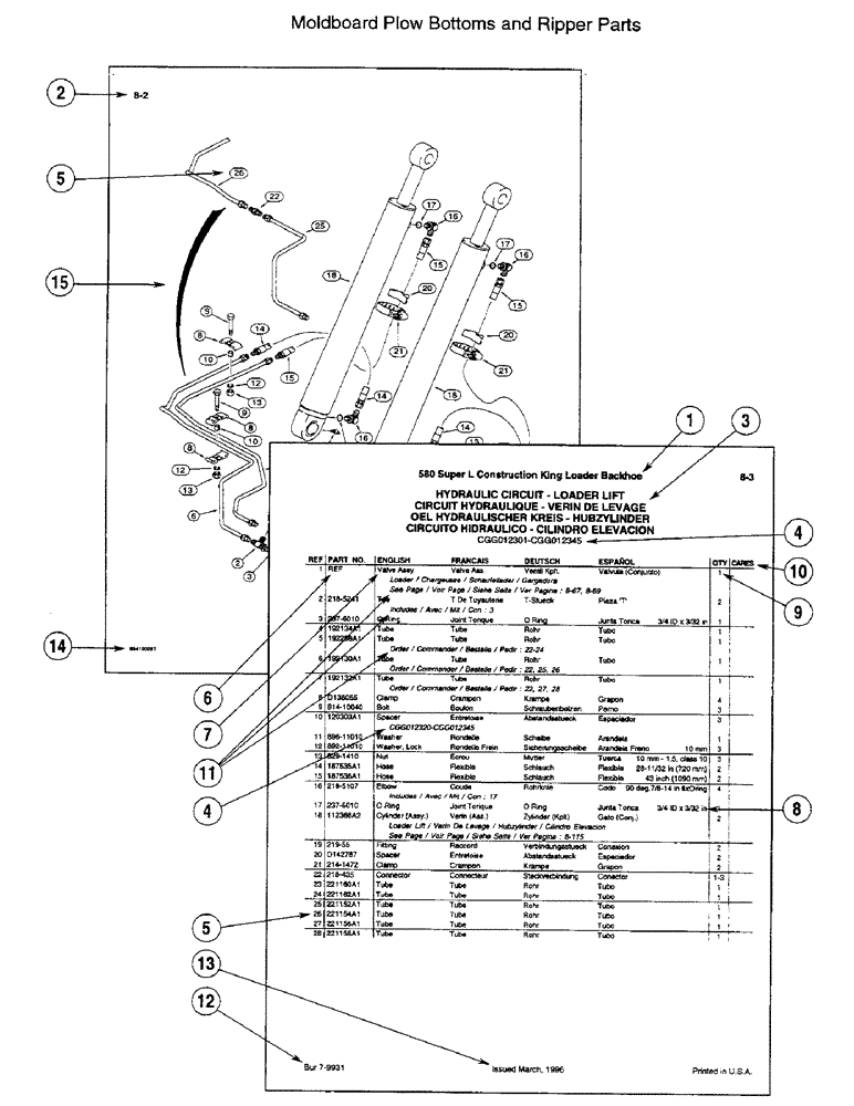Схема запчастей Case IH 6814 - (1-2) - HOW TO USE YOUR PARTS CATALOGUE 