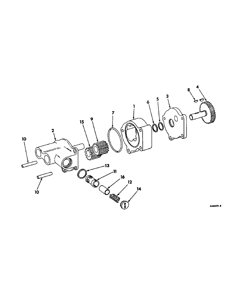 Схема запчастей Case IH 2706 - (D-25) - DIESEL ENGINES, LUBRICATING OIL PUMP, D-310 DIESEL ENGINE TRACTORS (01) - ENGINE