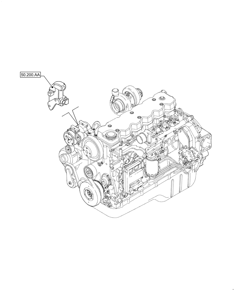 Схема запчастей Case IH F4HE9687M J106 - (50.000.00) - SECTION INDEX - CAB CLIMATE CONTROL (50) - CAB CLIMATE CONTROL