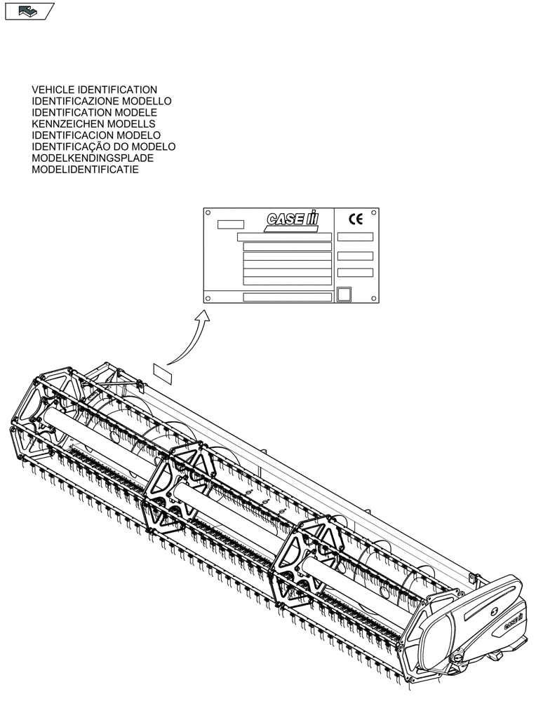Схема запчастей Case IH 2030 - (00.038[01]) - IDENTIFICATION PLATES (00) - GENERAL
