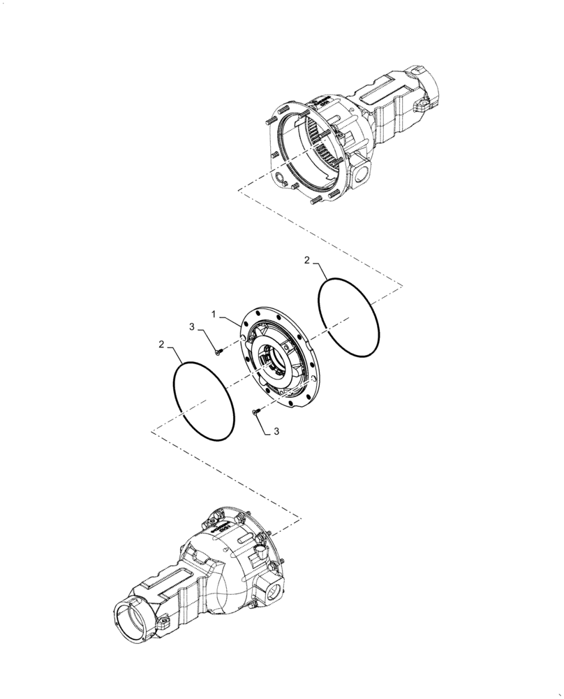 Схема запчастей Case IH FARMALL 50A - (27.120.AI[01]) - FINAL DRIVE HOUSING (27) - REAR AXLE SYSTEM