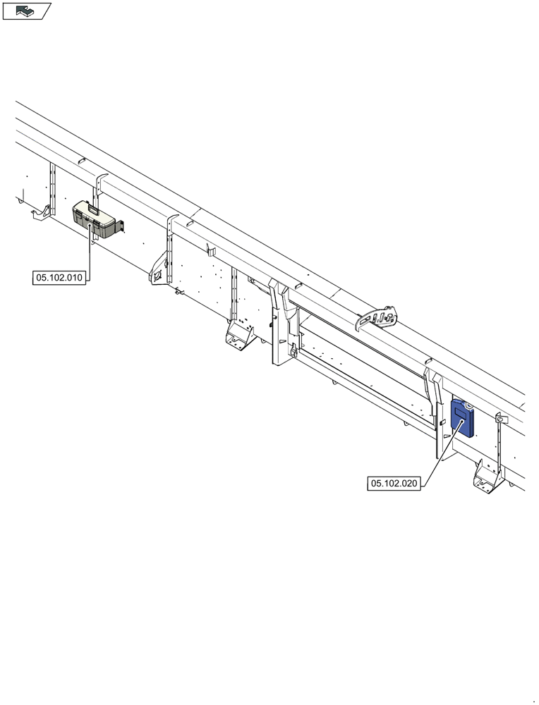 Схема запчастей Case IH 3050-25FT L - (05.000.00) - SECTION INDEX - MACHINE COMPLETION AND EQUIPMENT (05) - SERVICE & MAINTENANCE