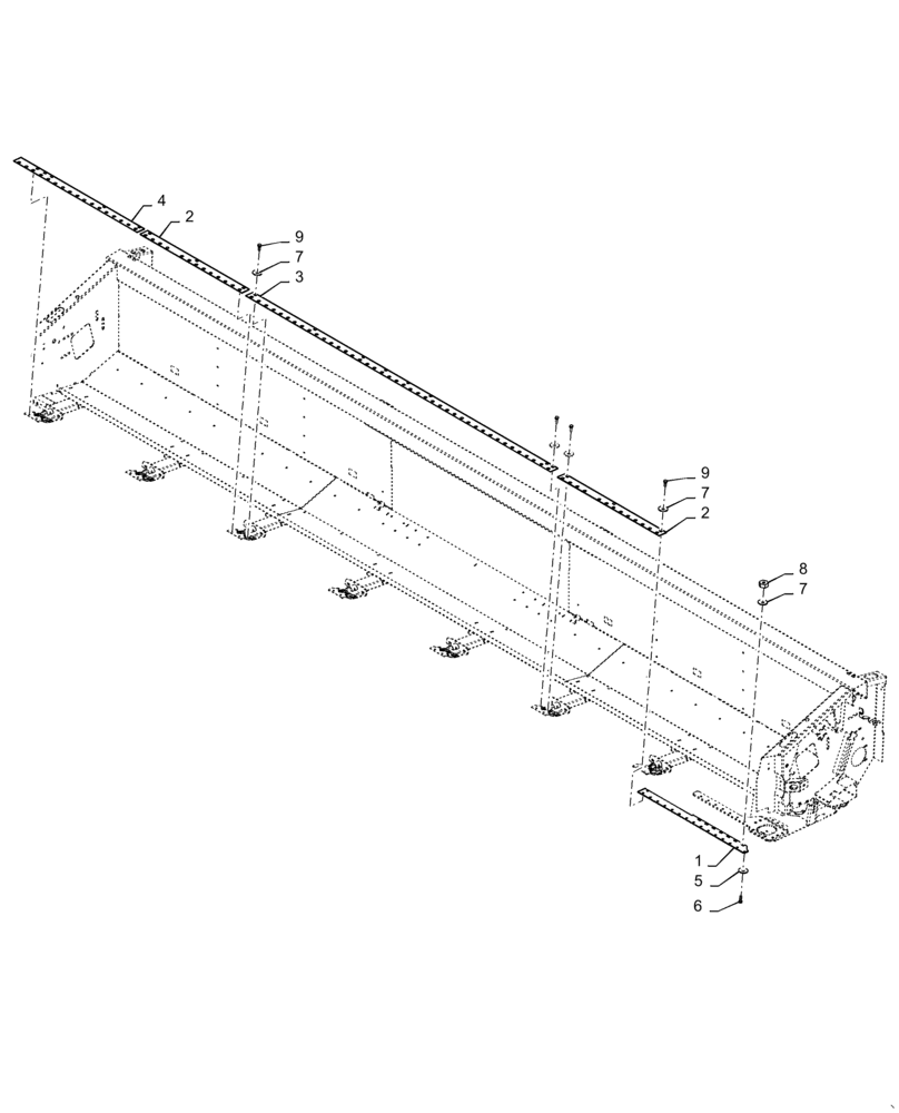 Схема запчастей Case IH 3020-30 - (58.130.03[03]) - FLOOR, ASSY, CUTTERBAR ASSY, SINGLE DRIVE (58) - ATTACHMENTS/HEADERS