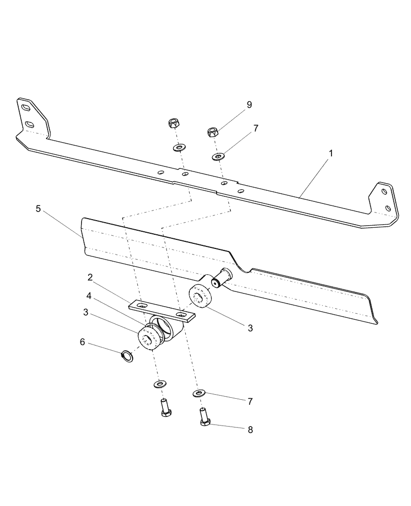 Схема запчастей Case IH AFX8010 - (B.50.A.32[09]) - CHAFF WIPER B - Power Production