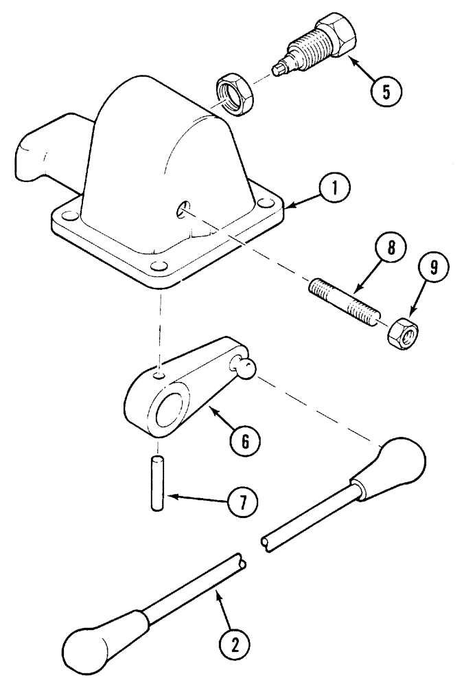 Схема запчастей Case IH 5120 - (8-70) - SENSOR ASSEMBLY (08) - HYDRAULICS