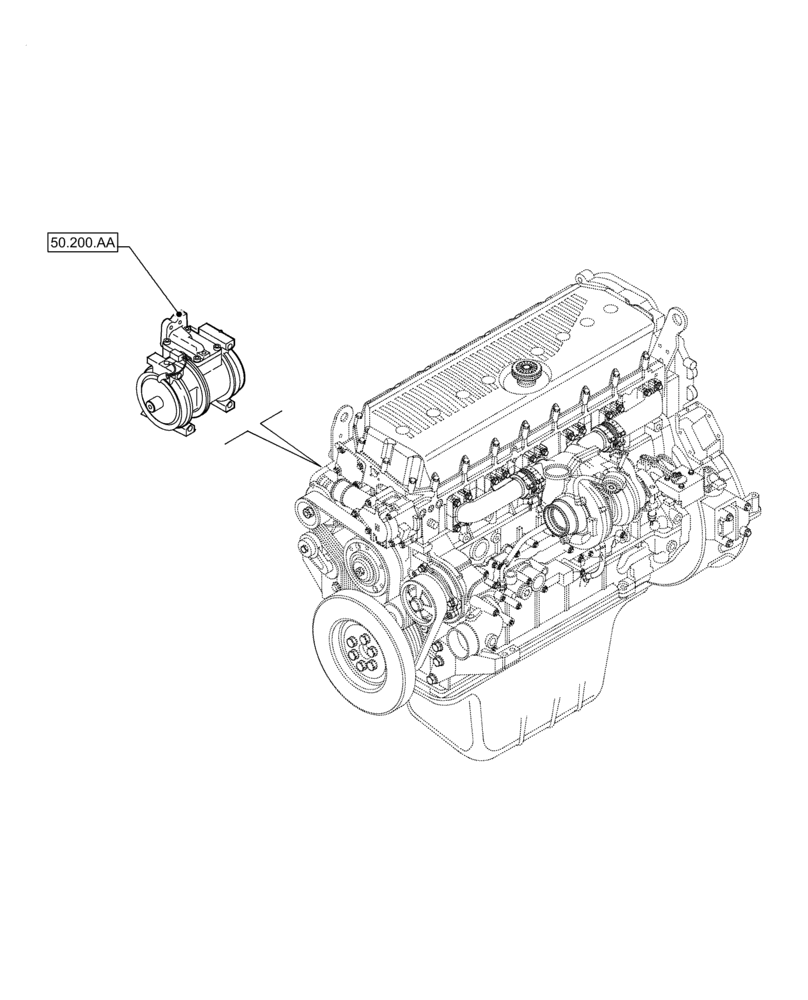 Схема запчастей Case IH F3JFE613A B004 - (00.000.50) - PICTORIAL INDEX - CAB CLIMATE CONTROL (00) - GENERAL & PICTORIAL INDEX