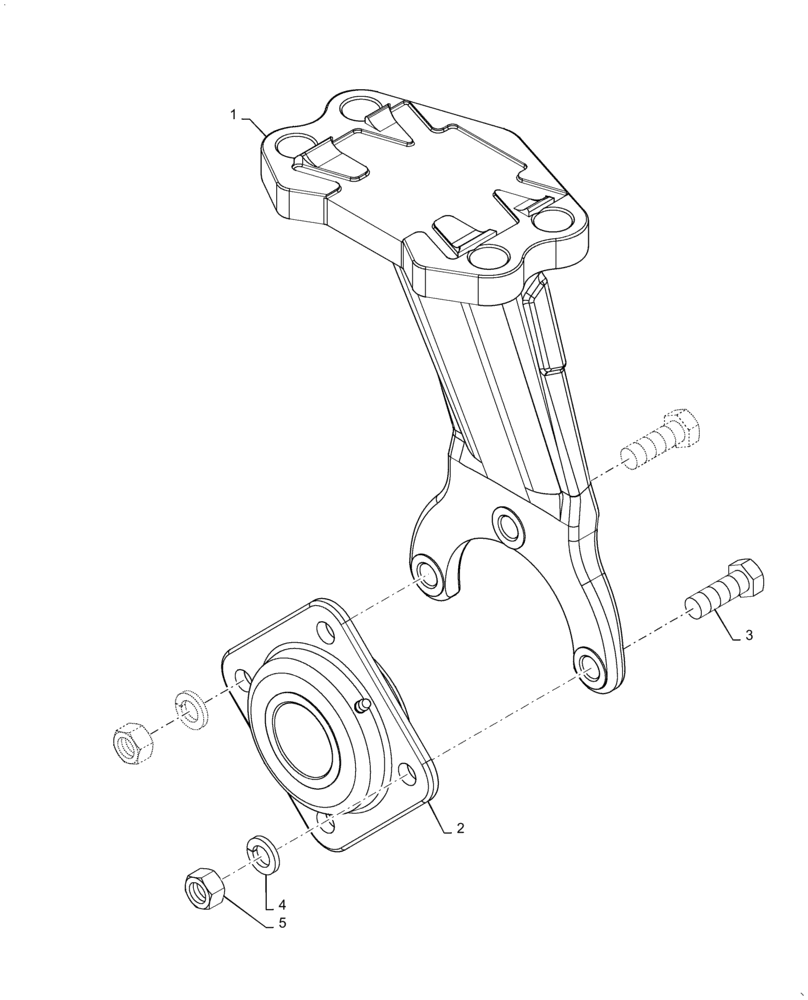 Схема запчастей Case IH TRUE-TANDEM 335VT - (75.200.AF[01]) - STANDARD BEARING RIDGED MOUNT (75) - SOIL PREPARATION