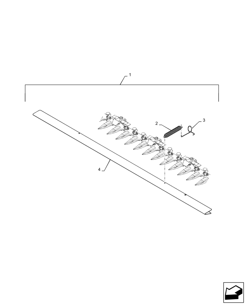 Схема запчастей Case IH 2060-17 - (88.100.58[06]) - DIA KIT, KNIFE PROTECTION, 15FT AND 17FT (88) - ACCESSORIES