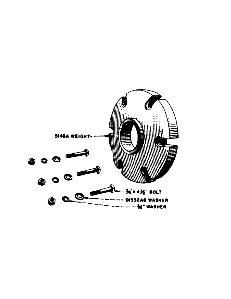 Схема запчастей Case IH 700 - (137) - REAR WHEEL WEIGHTS, FOR STANDARD 4-WHEEL AND ORCHARD TRACTORS (06) - POWER TRAIN