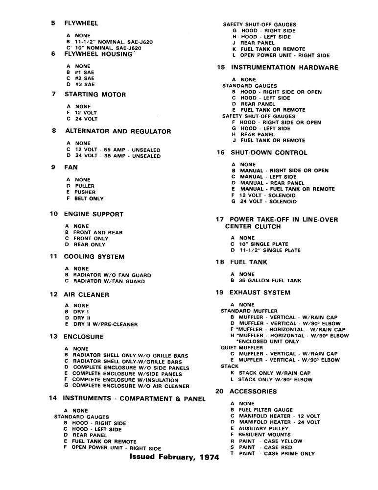 Схема запчастей Case IH 301BD - (001-03) - ENGINE DATA NAME PLATE 