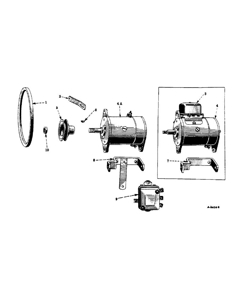 Схема запчастей Case IH FARMALL C - (061) - ELECTRICAL SYSTEM, GENERATOR, DELCO-REMY, AND CONNECTIONS (06) - ELECTRICAL SYSTEMS