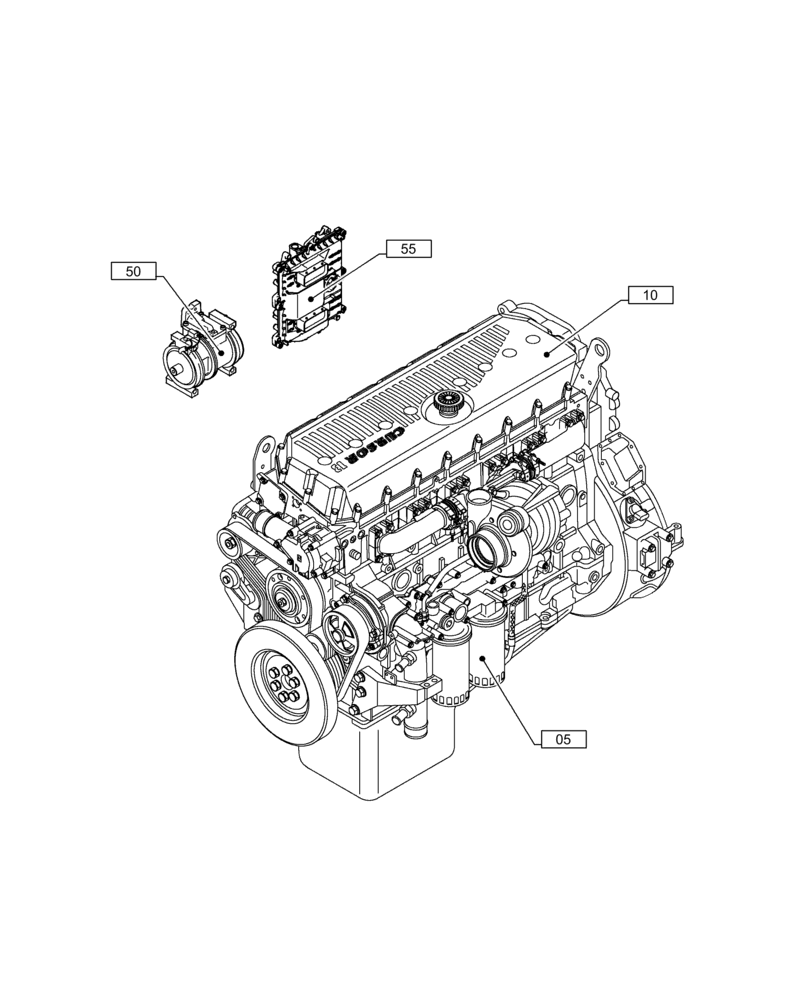 Схема запчастей Case IH F3HFE613C B003 - (00.000.00) - PICTORIAL INDEX - MAIN SECTIONS (00) - GENERAL & PICTORIAL INDEX