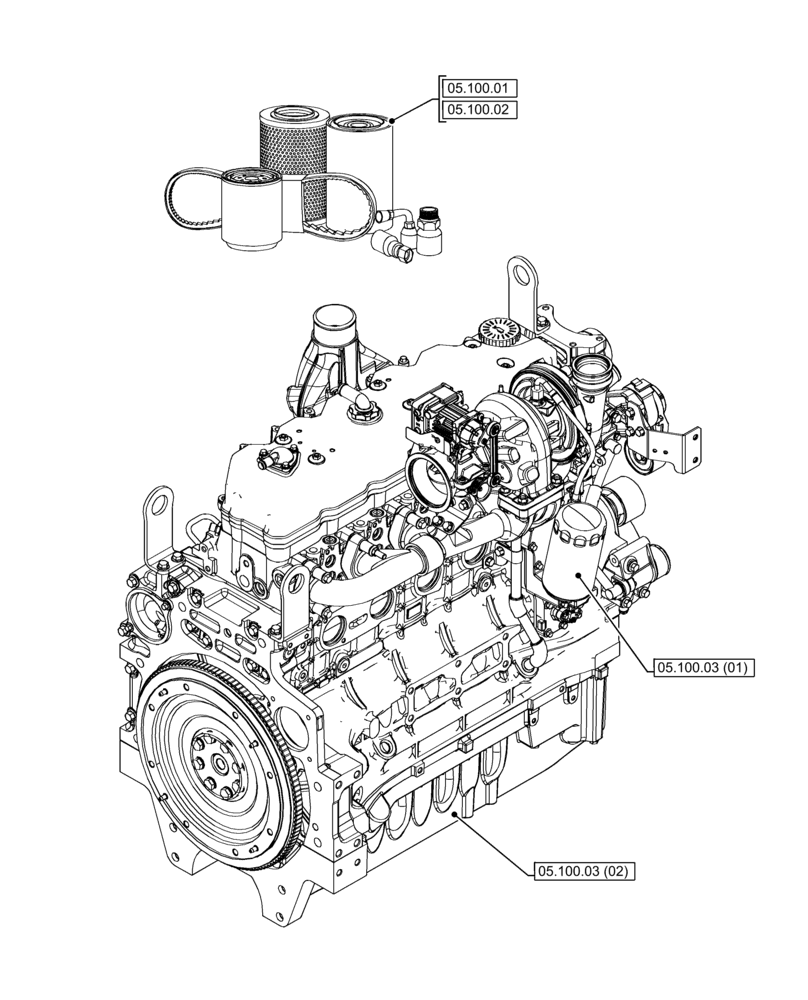 Схема запчастей Case IH PUMA 185 - (05.000.00) - SECTION INDEX - MACHINE COMPLATION AND EQUIPMENT (05) - SERVICE & MAINTENANCE