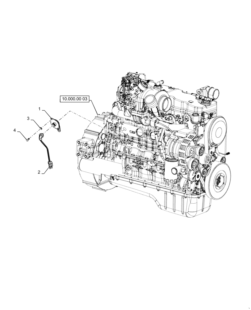 Схема запчастей Case IH PATRIOT 3240 - (55.202.AE[01]) - BLOCK HEATER (55) - ELECTRICAL SYSTEMS