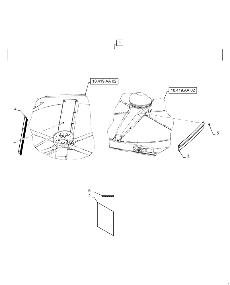 Схема запчастей Case IH 7140 - (88.100.10[01]) - DIA KIT, STATIONERY AIR CLEANER BRUSH (88) - ACCESSORIES