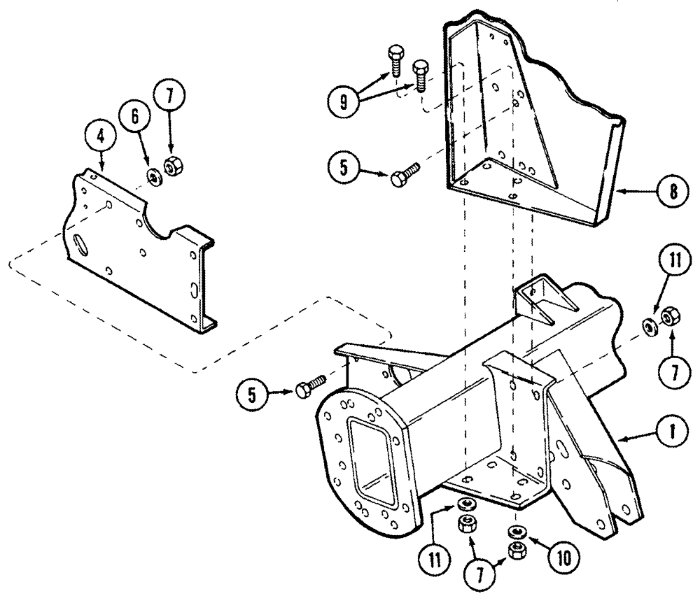 Схема запчастей Case IH 2344 - (06-19) - AXLE ASSY - DRIVE (03) - POWER TRAIN