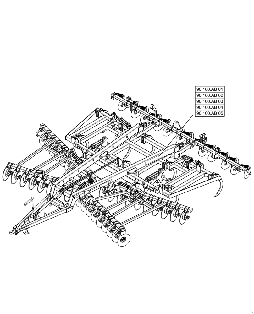 Схема запчастей Case IH ECOLO-TIGER 875 - (90.000.00) - SECTION INDEX - DECALS (90) - PLATFORM, CAB, BODYWORK AND DECALS