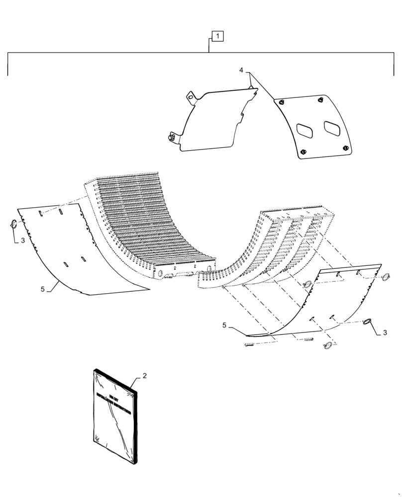 Схема запчастей Case IH 9230 - (88.100.66[01]) - DIA KIT, FILLER, PLATE (88) - ACCESSORIES