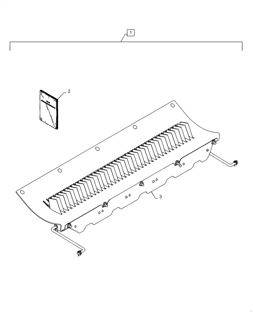 Схема запчастей Case IH 7230 - (88.100.73[02]) - DIA KIT, KNIFE ASSY, STATIONERY (88) - ACCESSORIES